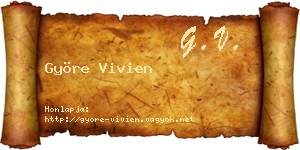 Györe Vivien névjegykártya